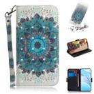 For Xiaomi Mi 10T Lite 5G 3D Colored Drawing Horizontal Flip Leather Case with Holder & Card Slots & Wallet & Lanyard(Peacock Wreath) - 1