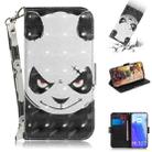 For Xiaomi Mi 10T Pro 5G 3D Colored Drawing Horizontal Flip Leather Case with Holder & Card Slots & Wallet & Lanyard(Angry Bear) - 1