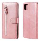 For OPPO Realme C11 Fashion Calf Texture Zipper Horizontal Flip Leather Case with Holder & Card Slots & Wallet(Rose Gold) - 1