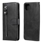 For OPPO Realme C11 Fashion Calf Texture Zipper Horizontal Flip Leather Case with Holder & Card Slots & Wallet(Black) - 1