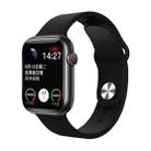 T500+ 1.75 inch IPS Screen IP67 Waterproof Smart Watch, Support Sleep Monitor / Heart Rate Monitor / Bluetooth Call, Style:Sport Button Strap(Black) - 1
