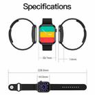 X16 1.75 inch IPS Screen IP67 Waterproof Smart Watch, Support Sleep Monitor / Heart Rate Monitor / Bluetooth Call, Style:Sport Button Strap(Silver) - 2