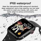 X16 1.75 inch IPS Screen IP67 Waterproof Smart Watch, Support Sleep Monitor / Heart Rate Monitor / Bluetooth Call, Style:Sport Button Strap(Silver) - 4