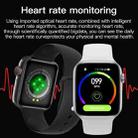 X16 1.75 inch IPS Screen IP67 Waterproof Smart Watch, Support Sleep Monitor / Heart Rate Monitor / Bluetooth Call, Style:Sport Button Strap(Silver) - 6