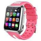 H1 1.54 inch Full-fit Screen Dual Cameras Smart Phone Watch, Support SIM Card / GPS Tracking / Real-time Trajectory / Temperature Monitoring(Silver Pink) - 1