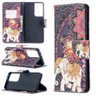 For Samsung Galaxy S30 Ultra Colored Drawing Pattern Horizontal Flip Leather Case with Holder & Card Slots & Wallet(Flower Elephant) - 1