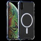 For iPhone XS Max Clear Four-corner Airbag Magnetic Shockproof Protective Magsafe Case - 1