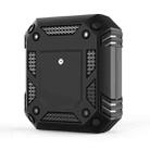 Iron Man Four-corner Shockproof Earphone Protective Cover For AirPods 1 / 2(Black) - 1