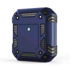 Iron Man Four-corner Shockproof Earphone Protective Cover For AirPods 1 / 2(Blue) - 1