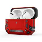 Iron Man Four-corner Shockproof Earphone Protective Cover For AirPods Pro(Black) - 2