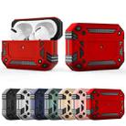 Iron Man Four-corner Shockproof Earphone Protective Cover For AirPods Pro(Silver) - 9