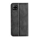 For Samsung Galaxy A42 5G Business Solid Color Stitching Horizontal Flip Leather Case with Holder & Card Slots(Grey) - 3