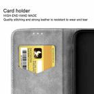 For Samsung Galaxy A42 5G Business Solid Color Stitching Horizontal Flip Leather Case with Holder & Card Slots(Grey) - 6
