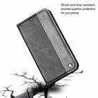 For Samsung Galaxy A42 5G Business Solid Color Stitching Horizontal Flip Leather Case with Holder & Card Slots(Grey) - 9