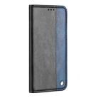 For Samsung Galaxy A42 5G Business Solid Color Stitching Horizontal Flip Leather Case with Holder & Card Slots(Blue) - 2