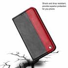 For Samsung Galaxy A42 5G Business Solid Color Stitching Horizontal Flip Leather Case with Holder & Card Slots(Red) - 9