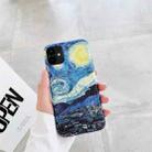 For iPhone 11 Pro IMD Workmanship TPU Oil Painting Protective Case (Starry Night) - 1