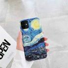 IMD Workmanship TPU Oil Painting Protective Case For iPhone 11 Pro Max(Starry Night) - 1