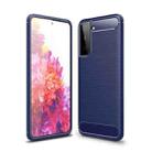 For Samsung Galaxy S30+ Brushed Texture Carbon Fiber TPU Case(Navy Blue) - 1