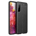 For Samsung Galaxy S21 5G Litchi Texture TPU Shockproof Case(Black) - 1