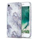 TPU Glossy Marble Pattern IMD Protective Case For iPhone 8 / 7(Earthy Grey) - 1