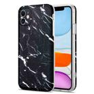 TPU Glossy Marble Pattern IMD Protective Case For iPhone 11(Black) - 1