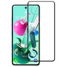 For LG K92 5G Full Glue Full Screen Tempered Glass Film - 1