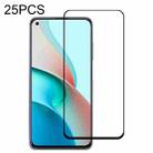 For Xiaomi Redmi Note 9 5G 25 PCS Full Glue Full Screen Tempered Glass Film - 1