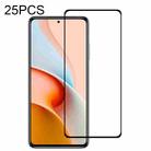 For Xiaomi Redmi Note 9 Pro 5G 25 PCS Full Glue Full Screen Tempered Glass Film - 1