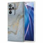 For Samsung Galaxy Note20 Ultra TPU Gilt Marble Pattern Protective Case(Light Blue) - 1