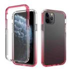 For iPhone 11 Pro Shockproof  High Transparency Two-color Gradual Change PC+TPU Candy Colors Protective Case (Red) - 1