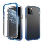 For iPhone 11 Pro Shockproof  High Transparency Two-color Gradual Change PC+TPU Candy Colors Protective Case (Blue) - 1