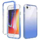 Shockproof  High Transparency Two-color Gradual Change PC+TPU Candy Colors Protective Case For iPhone 6 / 6s(Blue) - 1