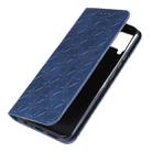 For OPPO Realme C15 / C12 Lucky Flowers Embossing Pattern Magnetic Horizontal Flip Leather Case with Holder & Card Slots(Dark Blue) - 5