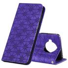 For Xiaomi Mi 10T Lite 5G Lucky Flowers Embossing Pattern Magnetic Horizontal Flip Leather Case with Holder & Card Slots(Purple) - 1