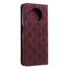 For Xiaomi Mi 10T Lite 5G Lucky Flowers Embossing Pattern Magnetic Horizontal Flip Leather Case with Holder & Card Slots(Wine Red) - 3