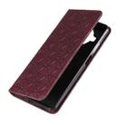 For Xiaomi Mi 10T Lite 5G Lucky Flowers Embossing Pattern Magnetic Horizontal Flip Leather Case with Holder & Card Slots(Wine Red) - 5