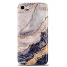 TPU Gilt Marble Pattern Protective Case For iPhone 8 / 7(Black Grey) - 2