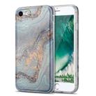 TPU Gilt Marble Pattern Protective Case For iPhone 8 / 7(Light Blue) - 1