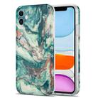 TPU Gilt Marble Pattern Protective Case For iPhone 11(Green) - 1