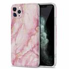 TPU Gilt Marble Pattern Protective Case For iPhone 11 Pro(Pink) - 1