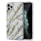 TPU Gilt Marble Pattern Protective Case For iPhone 11 Pro Max(Grey) - 1