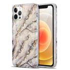 TPU Gilt Marble Pattern Protective Case For iPhone 12 Pro Max(Grey) - 1