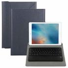 Universal Detachable Bluetooth Keyboard + Leather Tablet Case with Touchpad for iPad 9-10 inch, Specification:Black Keyboard(Black) - 1