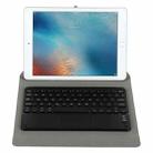 Universal Detachable Bluetooth Keyboard + Leather Tablet Case with Touchpad for iPad 9-10 inch, Specification:Black Keyboard(Gold) - 4