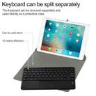 Universal Detachable Bluetooth Keyboard + Leather Tablet Case with Touchpad for iPad 9-10 inch, Specification:Black Keyboard(Gold) - 9