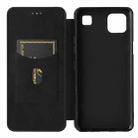For LG K92 5G Carbon Fiber Texture Horizontal Flip TPU + PC + PU Leather Case with Card Slot(Black) - 3