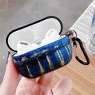 Oil Painting Pattern Earphone Protective Case with Hook For AirPods Pro (Rhone River) - 1