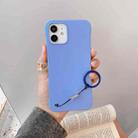 Skin Feeling Protective Case with Lanyard For iPhone 11(Baby Blue) - 1