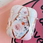 Stitching Flower Pattern Earphone Protective Case For AirPods 1 / 2(Pink Flower) - 1